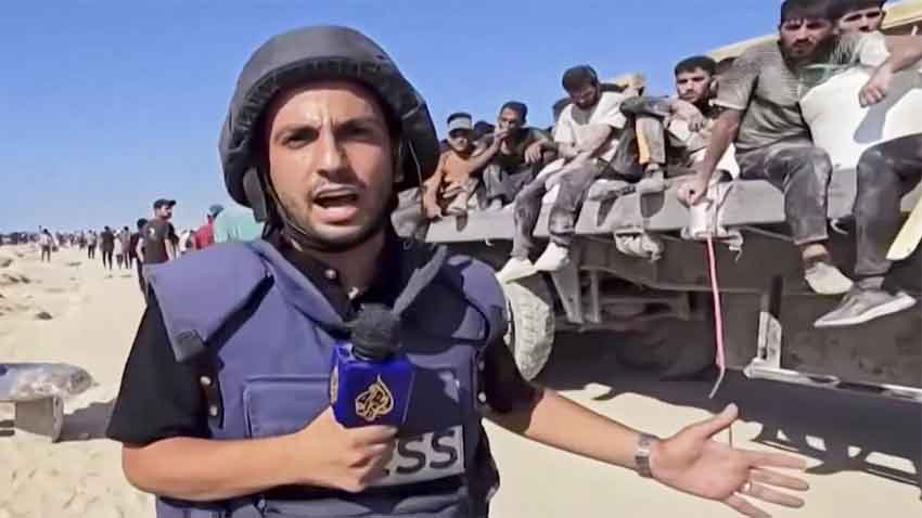 Five journalists among 20 killed in Israeli strikes on Gaza’s Nasser Hospital